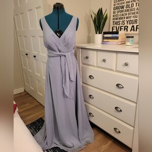 Azazie Dusty Blue Bridesmaid Dress